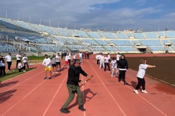 دورة تدريبية في اساسيات العاب القوى باشراف المحاضر الدولي وديع الحولي