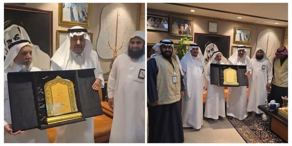 وقف السنبلة الخيري يكرم عبدالله الجميح إزاء دعمه للوقف