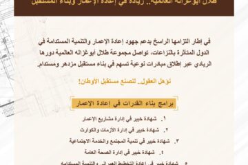 برنامج “إدارة مشاريع الإعمار” التدريبي ضمن منحة “أبوغزاله لإعادة الإعمار” الأعلى إقبالاً
