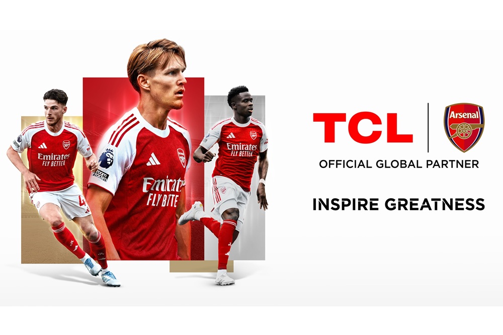TCL وأرسنال تعلنان توسيع شراكتهما العالمية ضمن اتفاقية تمتد لعدة سنوات